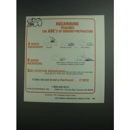 1984 KEM Enterprises Rockhound Ad - Ground Preparation