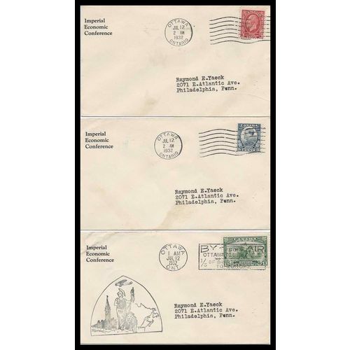 Canada FDC #192-4 First Day FDC 1932 Ottawa ONT