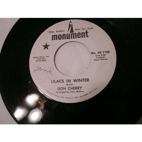 Don Cherry Promo 45-LILACS IN WINTER/LOOK FOR ME TOMORROW