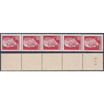 GERMANY DDR [1961] MiNr 0848 R 5er ( **/mnh ) [01]