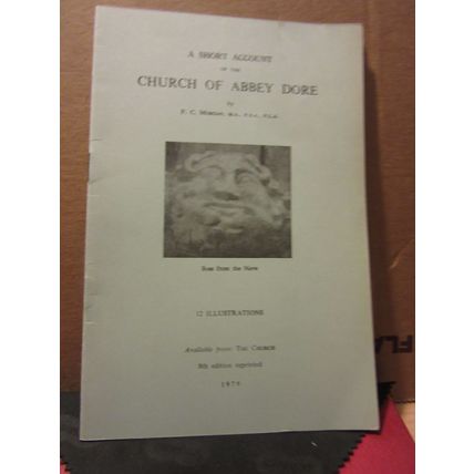 CHURCH OF ABBEY DORE, HEREFORDSHIRE 1979 history/guide book vgc 8 pages