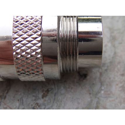 DIN Plug, 7 Pin, Locking, Metal Cased, NOS. Quality Professional. Microphone ?