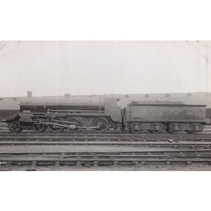 LSWR 499 Antique Train Real Photo Railway Postcard