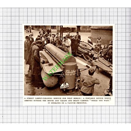 Mobile Carpet Cleaning Berlin Germany - 1954 Small Cutting