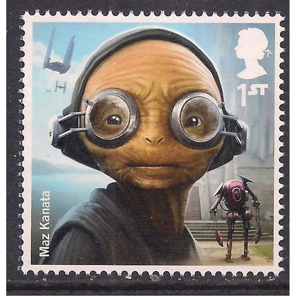 GB 2017 QE2 1st Star Wars Maz Kanata Umm SG 4007 ( K587 )
