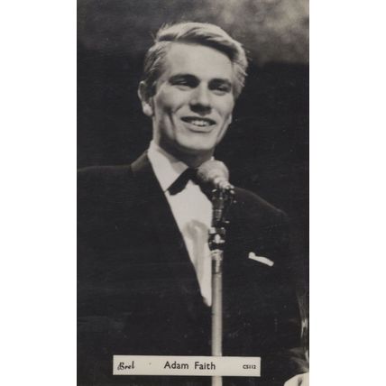 Adam Faith Brel CS112 Rare Early Real Photo Brel Postcard