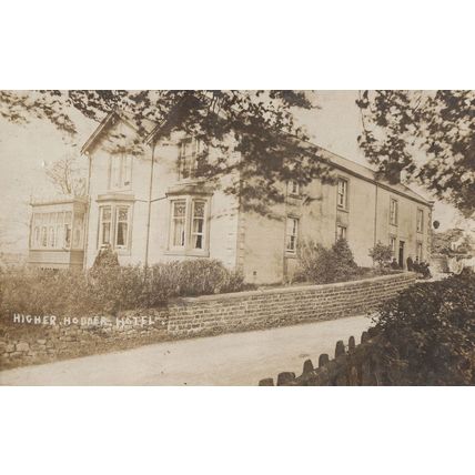 Higher Hodder Bridge Hotel Clitheroe Lancashire Old WW1 RPC Postcard