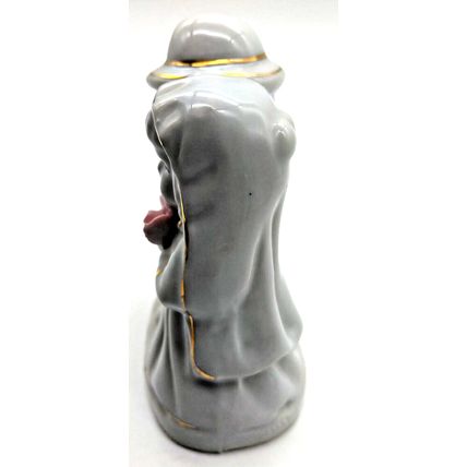 Bride & Groom Ceramic Glazed Figurine 4 1/2" - Adorable! Fast Shipping!!!