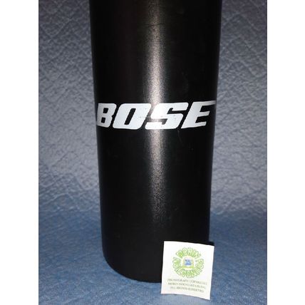 RARE BOSE BLACK WATER BOTTLE circa 1999 with WHITE LOGO and CLEAR STRAW