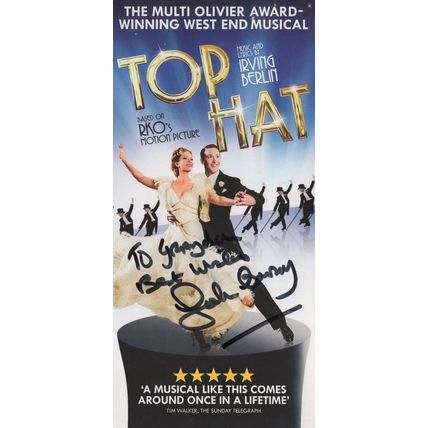 John Conroy Margaret Thatcher Butler Top Hat Hand Signed Flyer