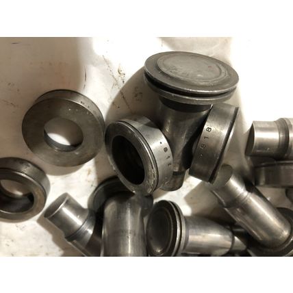 Lot 10 SETS STRIPPIT ROUND .8125,.818 Punch DIE, 0.8125" 13 PUNCHES,10 DIES,TO
