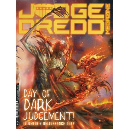JUDGE DREDD MEGAZINE NO. 433, SUPPLEMENT & POSTER.