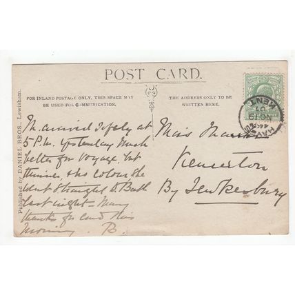 Grove Cottage Hayes Postcard 1907 RP Kent