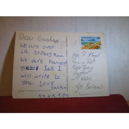SYDNEY OPERA HOUSE, N.S.W. AUSTRALIA used postcard 1978 pm =