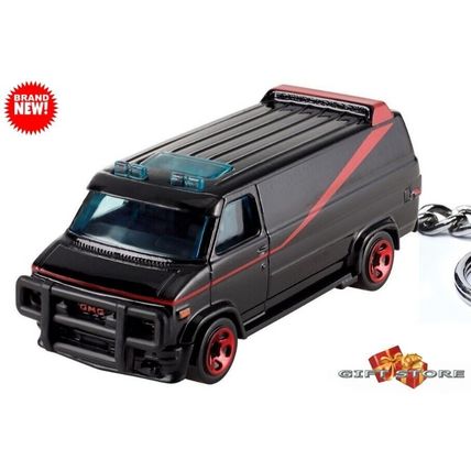 HTF RARE KEYCHAIN BLACK GMC A TEAM VANDURA VAN CUSTOM Ltd Ed. GREAT GIFT