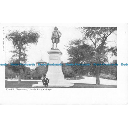 R054201 Franklin Monument. Lincoln Park. Chicago