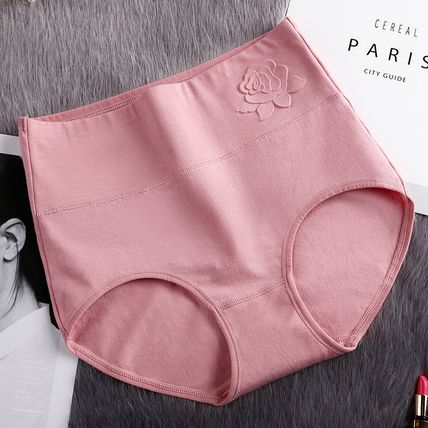 Pure Cotton High Waist Women's Panties Postpartum High Waist Belly Up Hips Plus