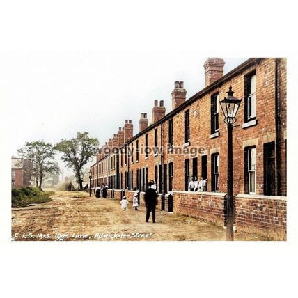 ptc5826 - Yorks - Early Terraced Houses, Ings Lane, Adwick-le-Street, print 6x4