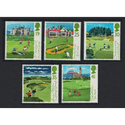 Great Britain Scottish Golf Courses 5v 1994 MNH SG#1829-1833 Sc#1567-1571