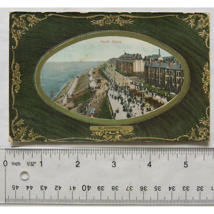 vintage postcard Blackpool, North Shore