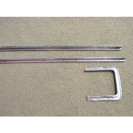 1969 69 Plymouth Satellite Trunk Lid Trim OEM 4 Piece Deck Lid