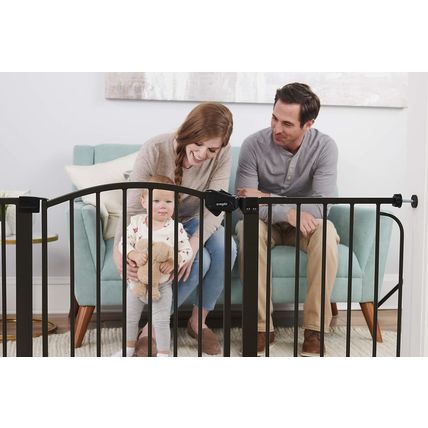 Regalo 58-Inch Easy Step Extra Tall Arched Décor Walk Thru Baby Gate, Award Winn