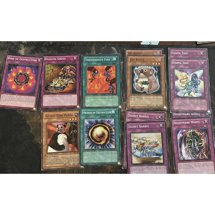 Beginner Deck Panda Burn GOAT Format 40 Card Lot Yu-Gi-Oh Trading Card