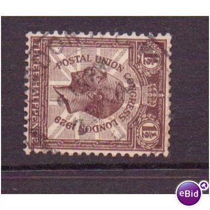 george V 1929 puc fine used sg436a sideways watermark