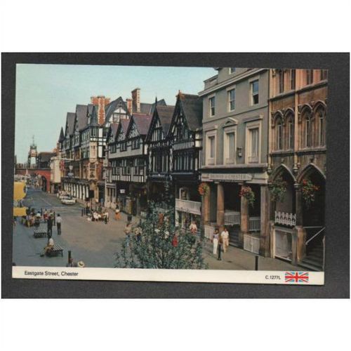 Eastgate Street, Chester Cheshire UK. Unused Dennis postcard C.1277L