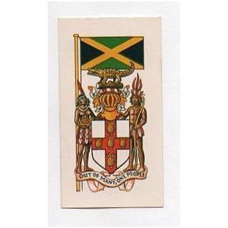 Brooke Bond Tea card Flags and Emblems of the World no.14 JAMAICA
