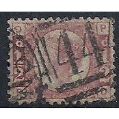1870 SG48/9 1/2d Rose Plate 13 Good Used Check Letters "PD".