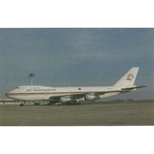 Air Madagascar Boeing B747 2B2B Aircraft Postcard (A15842)