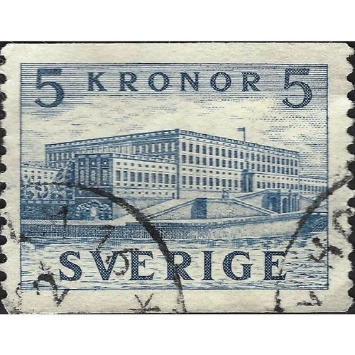 SWEDEN, Royal Palace, blue 1941, 5Kr, #3