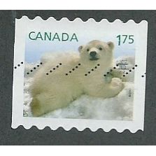 CAN 2011 $1.75 (S/A) 'BABY WILDLIFE' FINE USED (EBID44-285)