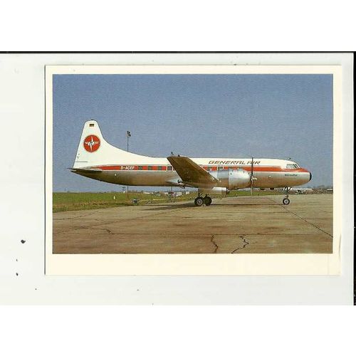 Aviation GENERAL AIR CONVAIR CV 440 Postcard by Jetstream