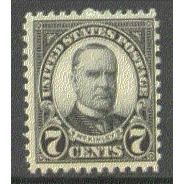 639 7c William McKinley Barely Clears MNH Q1704