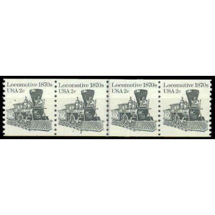 1897A 2c Locomotive Fine MNH Dry Gum PNC 4/4 P0259