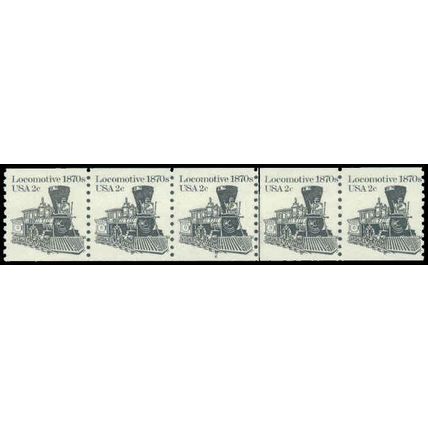1897Av 2c Locomotive Fine MNH Dry Gum PNC 8/5 P0482