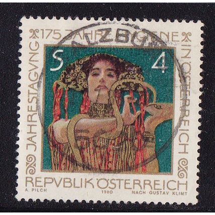 AUSTRIA 1980 175th ANNIV HYGENIC EDUCATION 4s USED SG1873