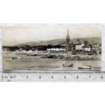 1960 Panorama postcard Largs from the Pier