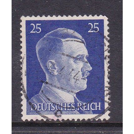 GERMANY THIRD REICH 1941 HITLER HEAD 25pf USED SG783