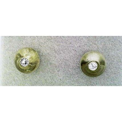 Clear Glass Crystal 6mm Stud Earrings