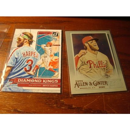 2019-2022, Topps/Panini, 7-Cards, w/Inserts, Variations, BRYCE HARPER, Phillies