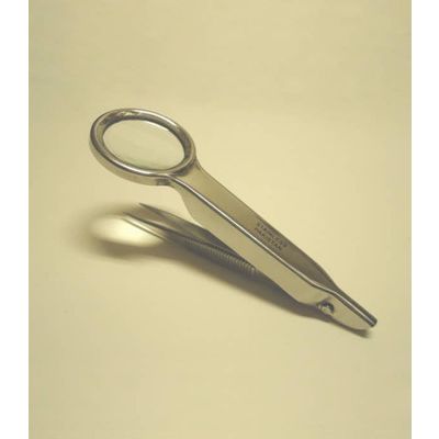 10x Power Magnifying Glass Tweezers Tool Multi Purpose Super Cool[ ]