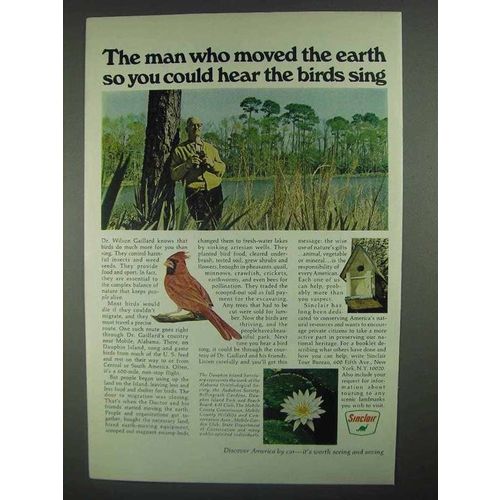 1967 Sinclair Oil Ad - Man Who Moved the Earth