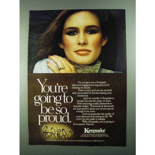 1981 Keepsake Jewelry Ad - You're Going to Be So Proud