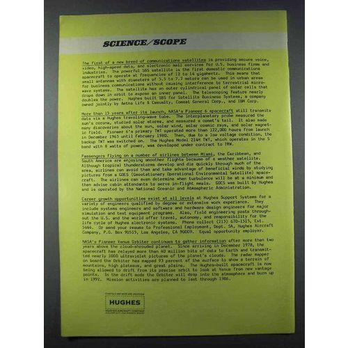 1981 Hughes Aircraft Ad - New Communications Satellites