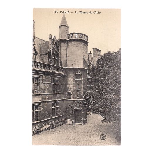 Le Musee de Cluny, PARIS, France.. unused antique postcard