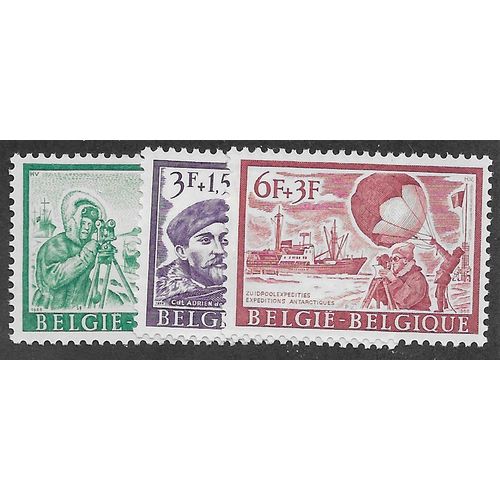 BEL 1966 U/M (SET) 'ANTARCTIC EXPEDITION' (3v) (EBID64-927)