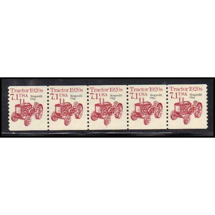 2127a 7.1c Tractor Fine MNH Dry Gum PNC 1/5 X0764
